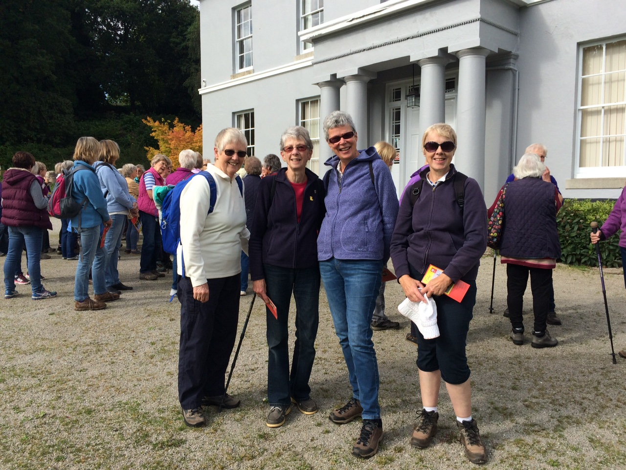 The women of Brixham WI out for a day's walking