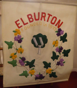 This is a photo of the Elburton Logo