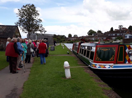This is a photo of the Tivertonian canal boat